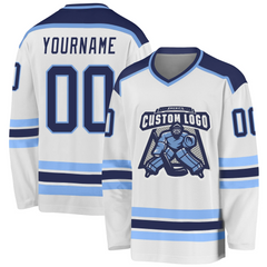 Personalized Hockey Jersey with Shoulder Patch Stitched Printed Hockey Design for Teams Players Fans Men Women Youth Kids