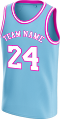 Custom Basketball Practice Jersey with Custom Text and Number for Basketball Clubs