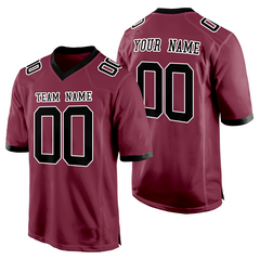 Striped Custom Football Team Jersey Stitched Printed