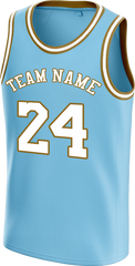 Loose Fit Custom Basketball Training Top Embroidered and Printed for School Team Uniform Tops