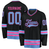 Personalized Ice Hockey Jersey Stitched Printed Custom Design with Stitched Printed Name Number Team Logo for Men Women Youth Kids