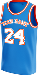 Embroidered and Printed Custom Basketball Practice Jersey with Name and Number for Youth Kids
