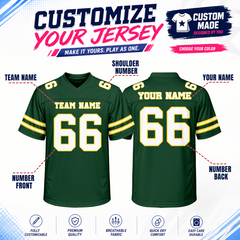 Custom Football Jersey with Name Number and Logo for Family Matching