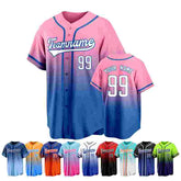 Streetwear Custom Team Baseball Jersey with Custom Name Number