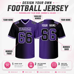 Custom Football Uniform with Custom Team Logo Stitched Printed Team Logo