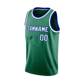 Custom Basketball Top Embroidered and Printed with Team Logo and Number for Community Game