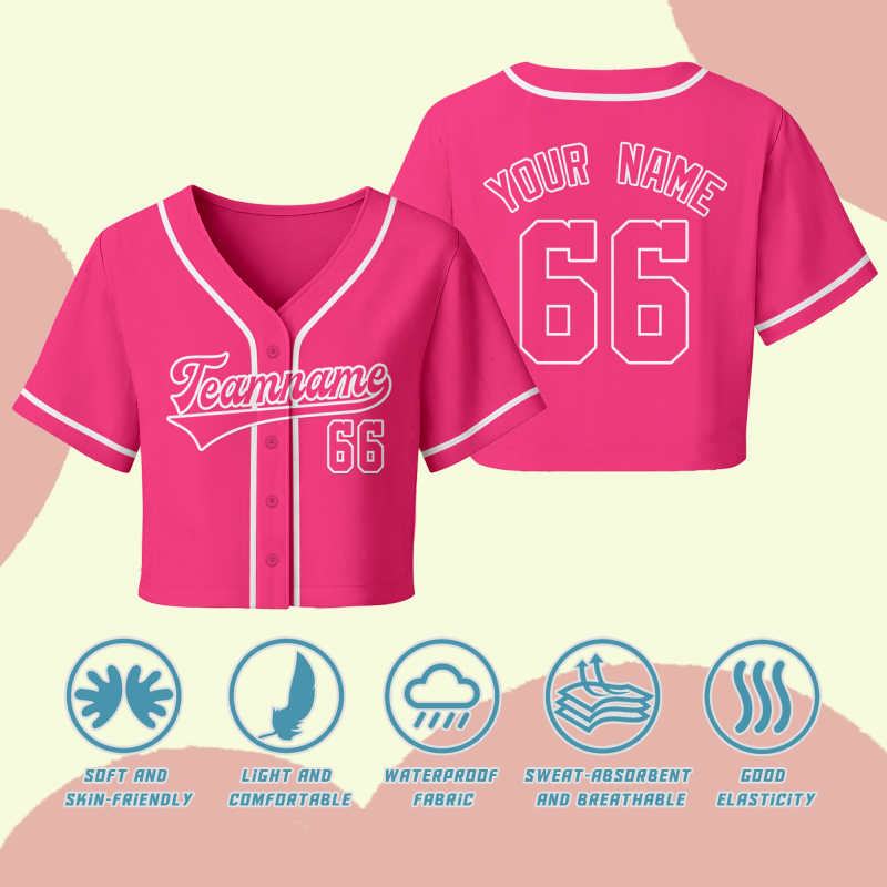 Custom Button Down Baseball Jersey Family Matching for Party Wear