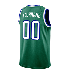 Custom Basketball Top Embroidered and Printed with Team Logo and Number for Community Game