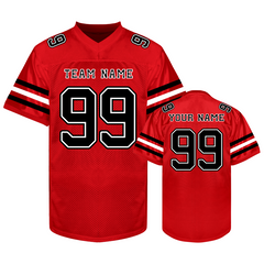 Custom Youth Football Jersey Stitched Printed Name Number for School Clubs