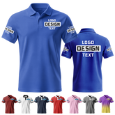 Lightweight Custom Printed Polo Work Uniform Printed Design for Business Team Uniforms