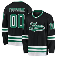 Custom Hockey Fan Jersey Striped Stitched Printed Name Number Logo with Stitched Printed Name Number Team Logo for Men Women Youth Kids