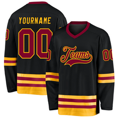 Game Day Custom Hockey Team Uniform for Office Teams with Personalized Team Name Logo Number for Adults and Kids