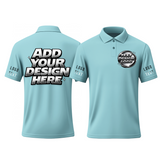 Smart Casual Custom Group Printed Polo Shirt for Hotel Staff and Customer Service Uniform