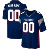 Personalized Team Football Jersey with Custom Patch Logo Football Gift