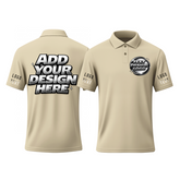 Custom Printed Polo Shirt with Employee Name and Logo Printed Design for Travel Groups