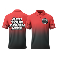 Custom Uniform Printed Polo Shirt with School Logo Printed Design for Service Teams