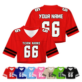 Three Stripe Custom Football Game Jersey Stitched Printed Personalization