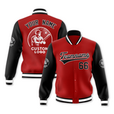Crew Gift Custom Club Jacket with Back Design Printed and Embroidered for Community Event