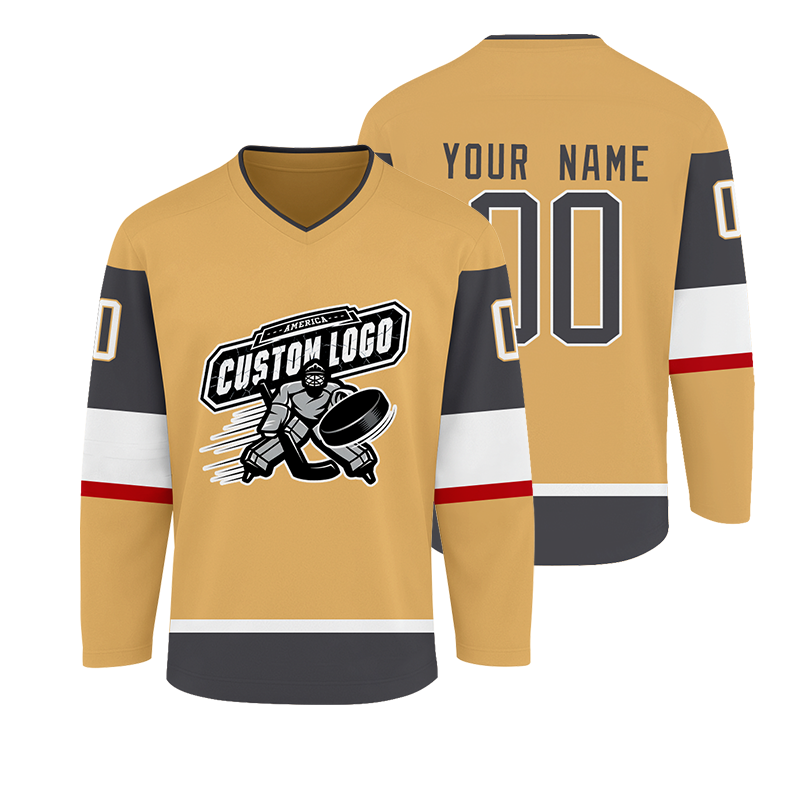 Custom Ice Hockey Team Jersey with Team Name and Player Number with Stitched Printed for Teams Players Fans Men Women Youth Kids