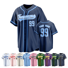Personalized Baseball Shirt with Name Number and Logo for Dance Teams