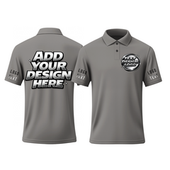 Personalized Team Printed Polo Shirt with Printed Logo Design for Golf Players