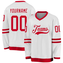 Custom Hockey Shirt Stitched Printed Personalization with Stitched Printed Team Logo Name Number for Hockey Clubs