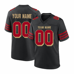 Stitched Printed Custom Football Uniform with Custom Text and Number