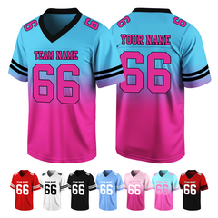 Custom Football Shirt Hip Hop Stitched Printed Name Number Logo