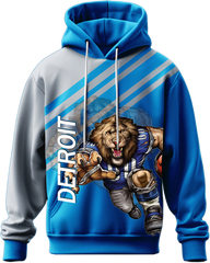 Custom Printed Sweatshirt with Custom Text and Logo Printed Design for Coaches and Players