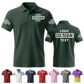 School Club Personalized Printed Polo Shirt for Travel Groups and Golf Shirt