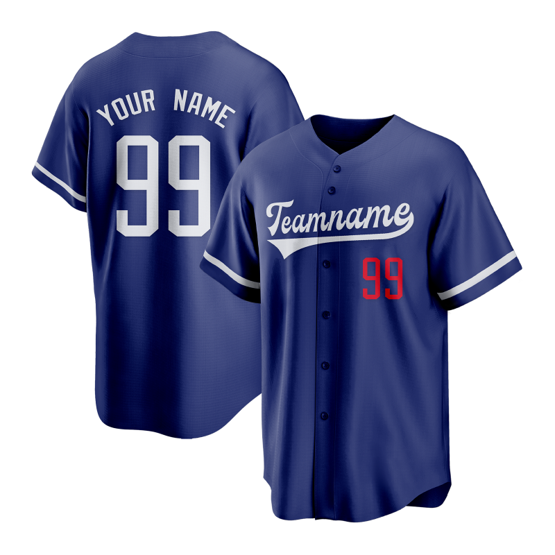 Custom Button Down Baseball Jersey for Teams and Players