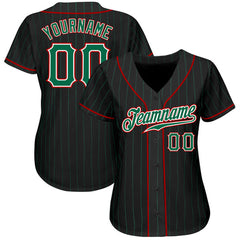 Custom Button Down Baseball Jersey with Custom Text and Number Stitched Printed