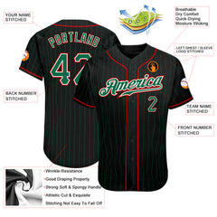 Custom Button Down Baseball Jersey with Custom Text and Number Stitched Printed
