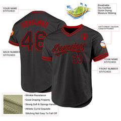 Custom Button Down Baseball Jersey with Name and Number for Class Reunion Groups