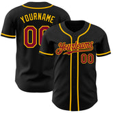 Custom Button Down Baseball Jersey with Team Logo and Number