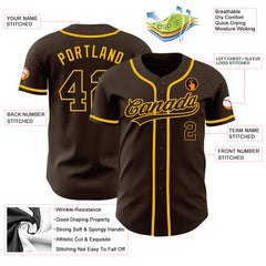 Custom Baseball Shirt with Team Logo and Number for College Teams