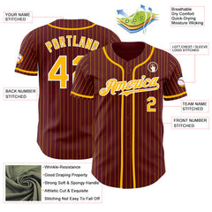 Regular Fit Custom Baseball Jersey with Name and Number