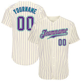 Custom Button Down Baseball Jersey with Personalized Name Number Stitched Printed