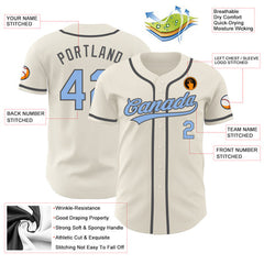 Custom Baseball Team Uniform with Player Name and Number for Sports Fan Gift
