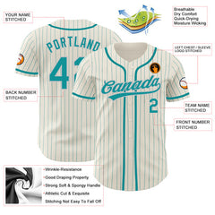 Custom Baseball Team Uniform with Player Name and Number