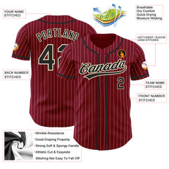 Custom Baseball Jersey Shirt Stitched Printed