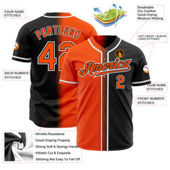 Personalized Baseball Shirt with Name Number and Logo Stitched Printed