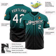 Personalized Baseball Jersey with Custom Text and Number for Friends and Families