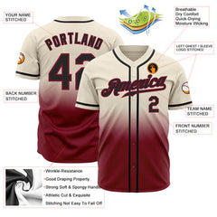 Custom Button Down Baseball Jersey Stitched Printed for Men Women Youth Kids