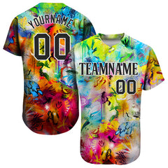 Personalized Style Custom Button Down Baseball Jersey with Personalized Team Logo