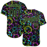 Custom Baseball Jersey with Custom Text and Number