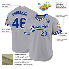 Patch Design Custom Baseball Team Uniform with Player Name and Number