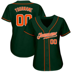 Custom Button Down Baseball Jersey with Custom Text and Number