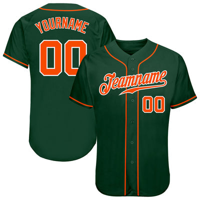 Custom Button Down Baseball Jersey with Custom Text and Number