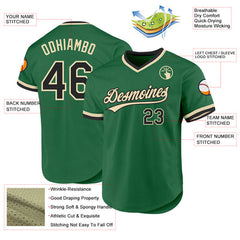 Custom Button Down Baseball Jersey with Name and Number for Class Reunion Groups